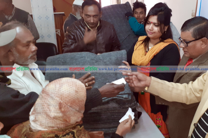 মাগুরা প্রেসক্লাবের আয়োজনে কম্বল বিতরণ