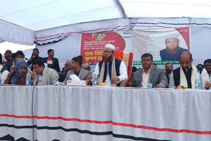 ভালুকায় গুণিরঘাট ব্রিজ নির্মাণ কাজের উদ্বোধন