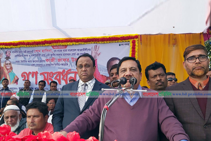 চরভদ্রাসনে কাজী জাফরউল্লাহকে গণসংবর্ধনা