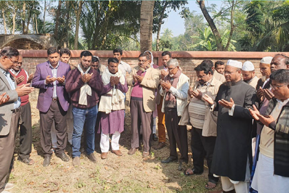 বোয়ালমারীতে মাদরাসা ভবনের ভিত্তিপ্রস্তর স্থাপন
