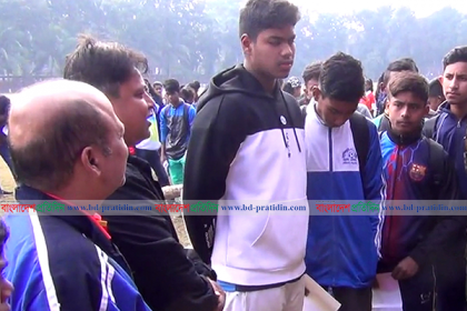দিনাজপুরে প্রতিভাবান খেলোয়াড়ের খোঁজে বিকেএসপি
