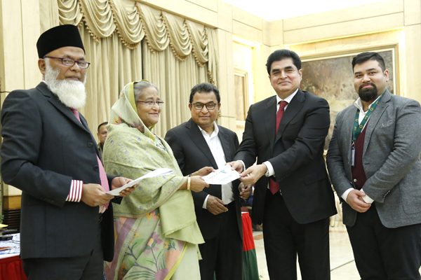 বঙ্গবন্ধু মেমোরিয়াল ট্রাস্টে প্রিমিয়ার ব্যাংকের অনুদান
