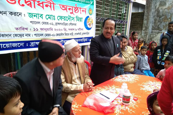 ব্রাহ্মণবাড়িয়ায় ভিটামিন 'এ' প্লাস ক্যাম্পেইনের উদ্বোধন