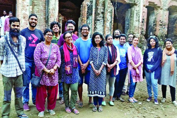 রাজবাড়িতে দেশি-বিদেশি শিল্পীর মিলনমেলা