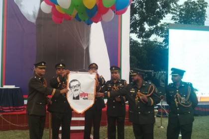 টাঙ্গাইলে মুজিববর্ষের ক্ষণগণনা শুরু