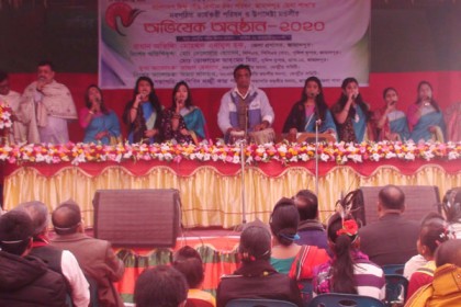 বাংলাদেশ হিন্দু বৌদ্ধ খ্রিস্টান ঐক্য পরিষদ জামালপুর শাখার অভিষেক