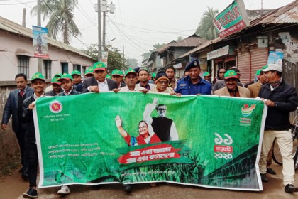 গলাচিপায় বঙ্গবন্ধুর জন্মশতবার্ষিকী উপলক্ষে র‌্যালি