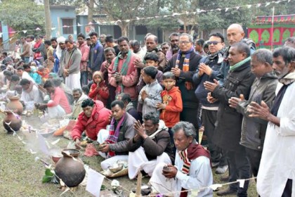 দিনাজপুরে আদিবাসী উৎসব 'সহরায় পরব' উদযাপন