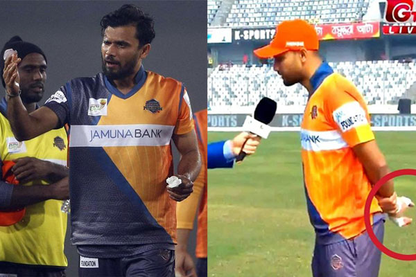 ১৪ সেলাই নিয়েই মাঠে নামলেন মাশরাফি!