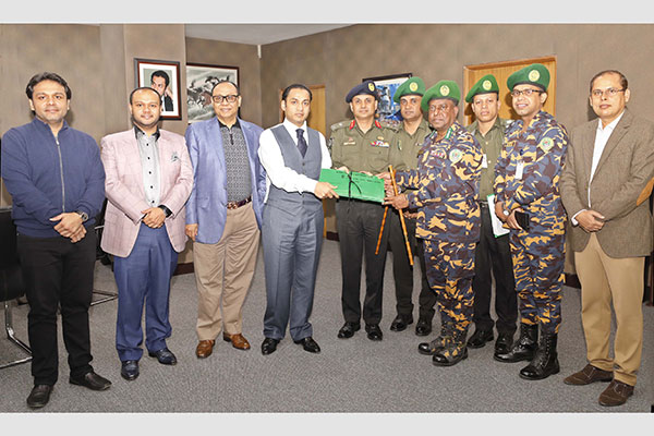 আনসার ও গ্রাম প্রতিরক্ষা বাহিনীকে বিনামূল্যে জমি দিল বসুন্ধরা গ্রুপ