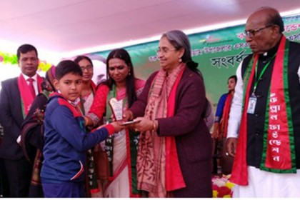 শিক্ষার্থীদের সংবর্ধনাত্তোর সংবাদ সম্মেলনে কল্লোল ফাউন্ডেশন