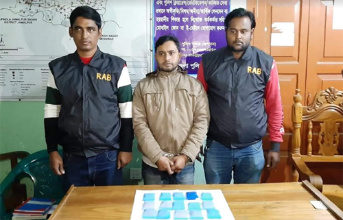 শেরপুরে ৩ হাজার পিস ইয়াবাসহ আটক ১