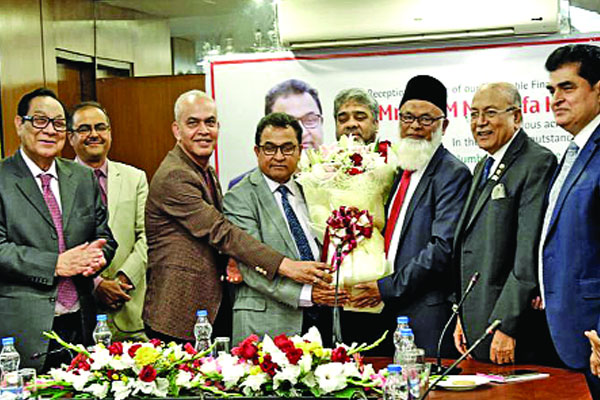 বিশ্বের সেরা অর্থমন্ত্রী হিসেবে সংবর্ধনা
