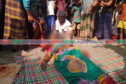 হালুয়াঘাটে ছেলের হাতে মা খুন