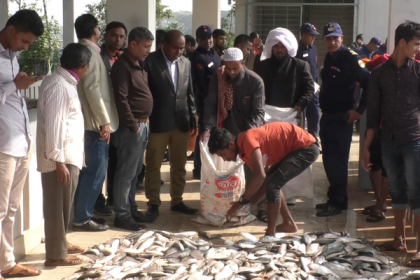 বরিশালে ৬৫ মণ জাটকা জব্দ 