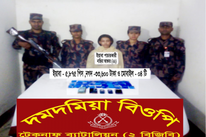 বালিশের কাভারের ভেতরে ৬ হাজার ইয়াবা, আটক ১   