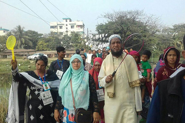 শেষ মুহূর্তে ব্যাপক গণসংযোগে কাউন্সিলর প্রার্থীরা