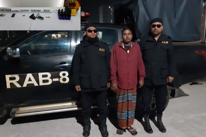 বরিশালে বিদেশি পিস্তল ও মাদকসহ আটক ১