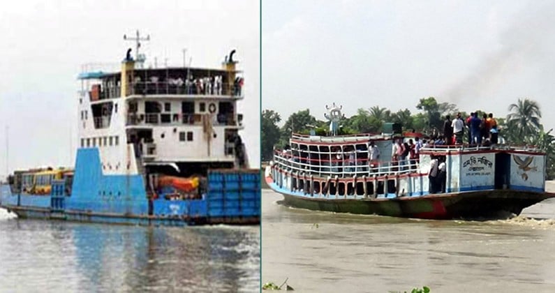 ৫ ঘণ্টা পর কাঁঠালবাড়ী রুটে ফেরিসহ সব নৌযান চলাচল স্বাভাবিক