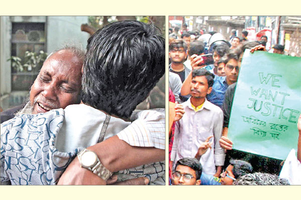 গাড়িচাপায় এসএসসি পরীক্ষার্থী নিহত, ওয়ারীতে অবরোধ