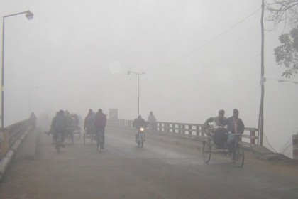 তেঁতুলিয়ায় তাপমাত্রা ৬.৮ ডিগ্রি 