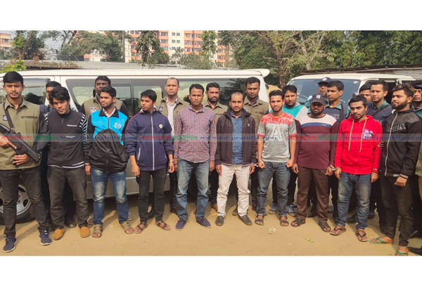 সিলেটে বিশেষ অভিযানে ‘আল্লাহর দলের’ ৯ জঙ্গি গ্রেফতার