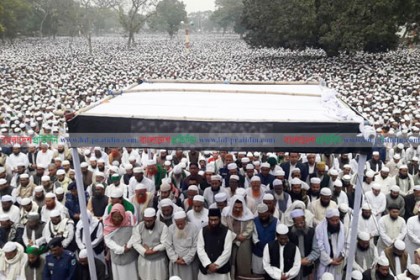 কিশোরগঞ্জে আনোয়ার শাহ’র জানাজায় লাখো মুসল্লি