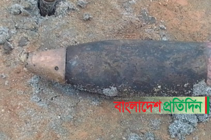 পঞ্চগড়ের চাওয়াই নদী থেকে মুক্তিযুদ্ধে ব্যবহৃত মর্টার শেল উদ্ধার