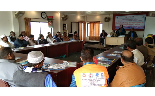 পাথরঘাটায় সিপিপি সদস্যদের দুর্যোগ প্রস্তুতি, দিনব্যাপি প্রশিক্ষণ