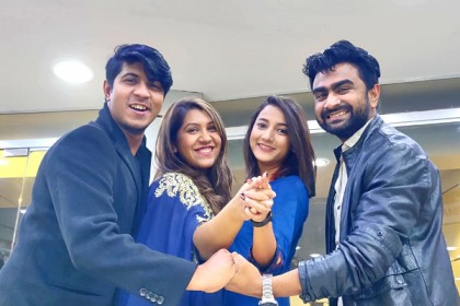 জুটি বাঁধলেন তৌসিফ-পূজা ও ইমরান-নীল