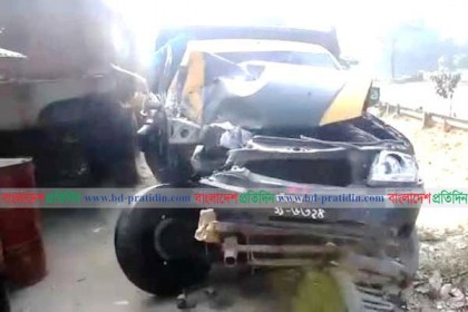 সীতাকুণ্ডে ট্রাকের ধাক্কায় পিকআপের ৩ আরোহী নিহত