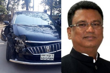 সড়ক দুর্ঘটনায় হুইপ স্বপন আহত
