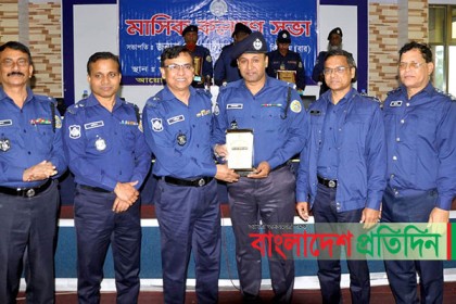 বরিশালের শ্রেষ্ঠ ওসি আগৈলঝাড়া থানার আফজাল