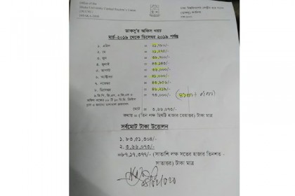 ডাকসুর ৯ মাসে খরচ ৮৭ লাখ টাকা
