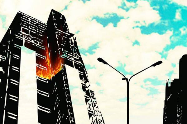 এলিফ্যান্ট রোডে বহুতল ভবনে লাগা আগুন নিয়ন্ত্রণে