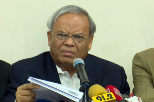 আমি হাসতে হাসতে হার্টফেল করলে দায়ী থাকবেন অর্থমন্ত্রী : রিজভী
