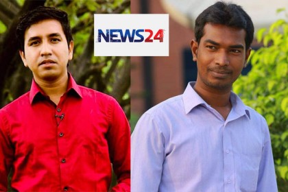 নয়াবাজারে নিউজ টোয়েন্টিফোর টিমের ওপর অবৈধ বন্ড সন্ত্রাসীদের হামলা
