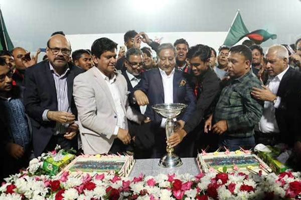বিশ্বকাপজয়ী টাইগার যুবাদের লাল গালিচা সংবর্ধনা