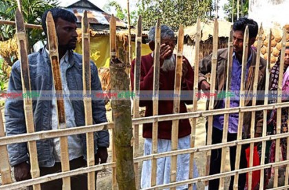 হত্যার হুমকিতে জিডি করা সেই মুক্তিযোদ্ধা অবরুদ্ধ
