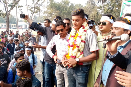 যুব বিশ্বকাপ বিজয়ী অভিষেককে বরণ করে নিলেন নড়াইলবাসী 