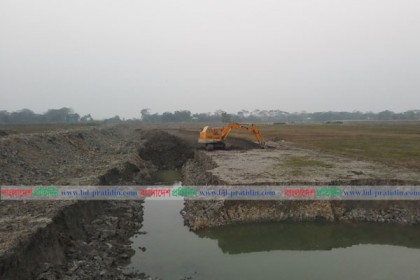 কৃষি জমিতে ঘের