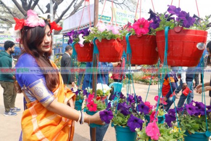 বাহারি ফুলের মেলা