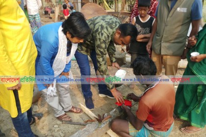 নেত্রকোনায় ভিন্নভাবে বসন্ত উদযাপন