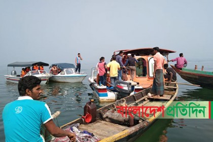 কাপ্তাইয়ে নৌকাডুবি; মা-ছেলের খোঁজে চলছে উদ্ধার তৎপরতা
