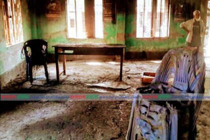 বরিশালে বিএনপি কার্যালয়ে 
অগ্নিসংযোগের অভিযোগ 