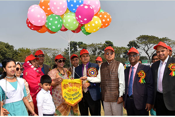 বগুড়ায় টিএমএসএস পাবলিক স্কুলের বার্ষিক ক্রীড়া প্রতিযোগীতা