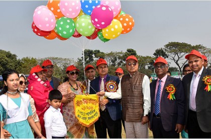 বগুড়ায় টিএমএসএস পাবলিক স্কুলের বার্ষিক ক্রীড়া প্রতিযোগীতা