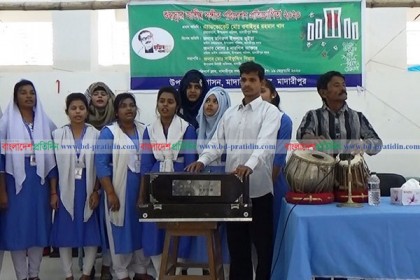 মাদারীপুরে শুদ্ধসুরে জাতীয় সঙ্গীত প্রতিযোগিতা