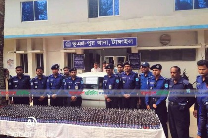 টাঙ্গাইলে ফেনসিডিল উদ্ধার