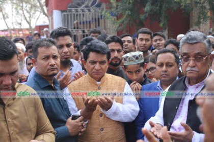 সাংবাদিক দোলনের বাবার আত্মার মাগফেরাত কামনায় দোয়া মাহফিল